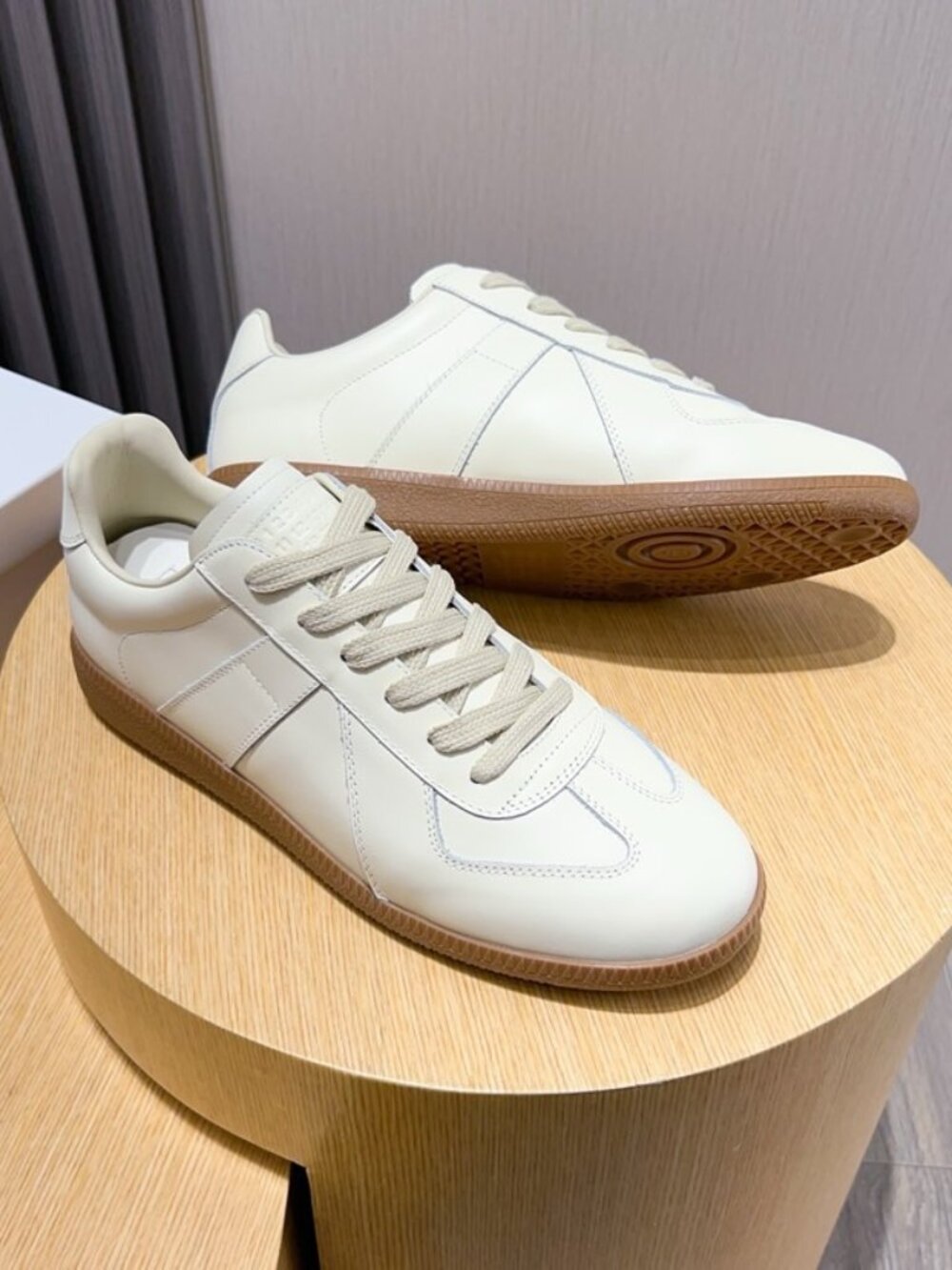 German Army Trainer Sneakers, White